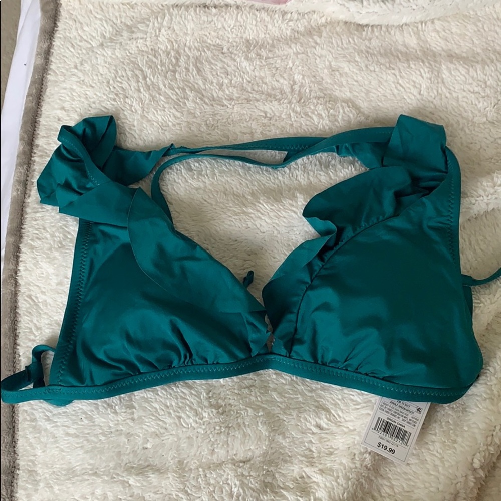 Cute green bikini top